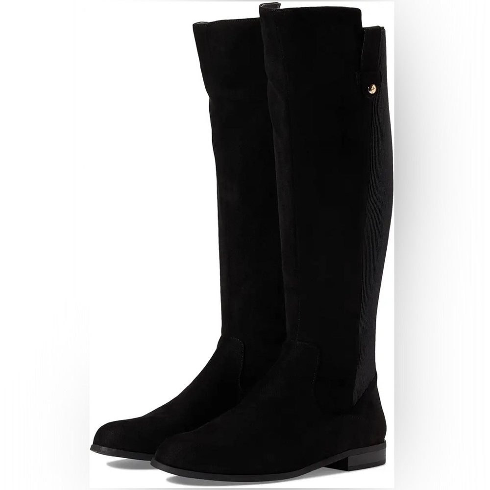 Anne Klein Black Over the Knee Boots